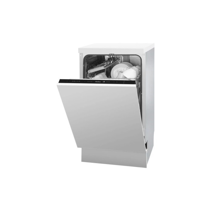 AMICA beépíthető mosogatógép, 45 cm, 9 teríték, 5 program, E energiaosztály