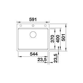 BLANCO ETAGON 6-F antracit tart., exc.n., SZINTBE ÉPÍTÉS