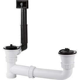 BLANCO Kettős le- és túlfolyó garnitúra 1 1/2