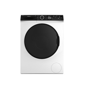 De Dietrich szabadonálló mosógép, 60 cm, elöltöltős, 15 program, max. tömeg 9 kg, fekete ajtó és vezérlőpanel, fehér