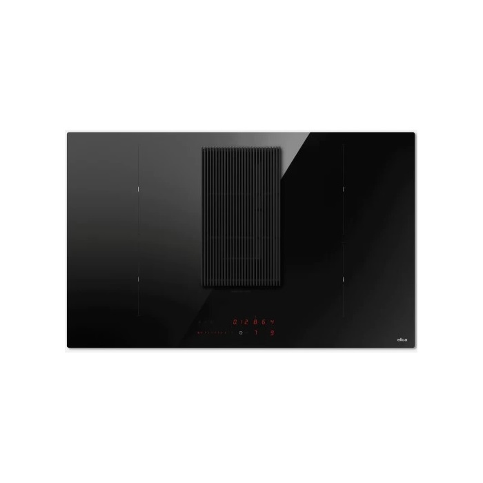 ELICA NIKOLATESLA PRIME S BL/A/80 páraelszívóval integrált indukciós főzőlap, 80 cm, külső kivezetés, fekete