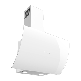 EVIDO CLIFF 60W vertikális páraelszívó,60cm, fehér üveg