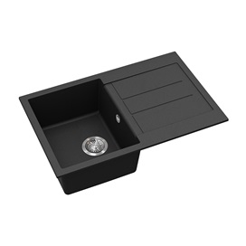 EVIDO Cubo 45S gránit mosogató, 780 x 500 mm,  antracit