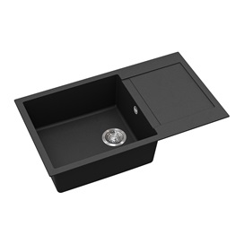 EVIDO Cubo XL 6S compact gránit mosogató, 860 x 500 mm, antracit