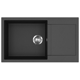 EVIDO Cubo XL 6S compact gránit mosogató, 860 x 500 mm, antracit