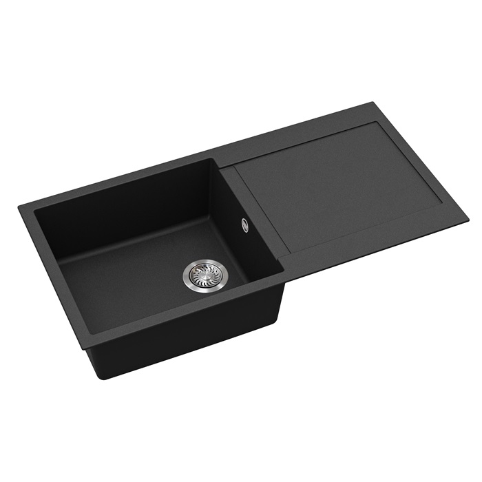 EVIDO Cubo XL 6S gránit mosogató, 1000 x 500 mm, antracit