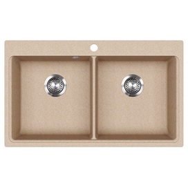 EVIDO Quadro 9 gránit mosogató, 860 x 510mm, avena