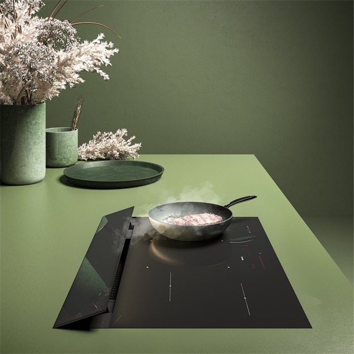 Falmec BRERA 75 cm indukciós főzőlap beépített elszívóval, 2 bridge és 2 normál zóna