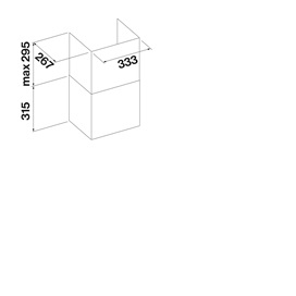 FALMEC VIRGOLA TOUCH NRS beépíthető páraelszívó, 90 cm, fekete