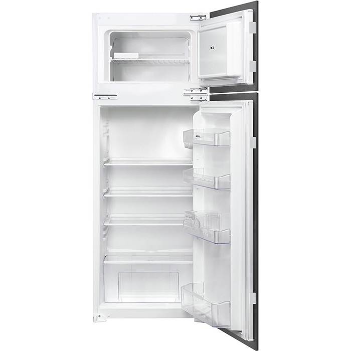 SMEG BEÉPÍTHETŐ HŰTŐ ÉS FAGYASZTÓ, 54x144,5 cm, fordítható ajtó, palacktartó, fehér