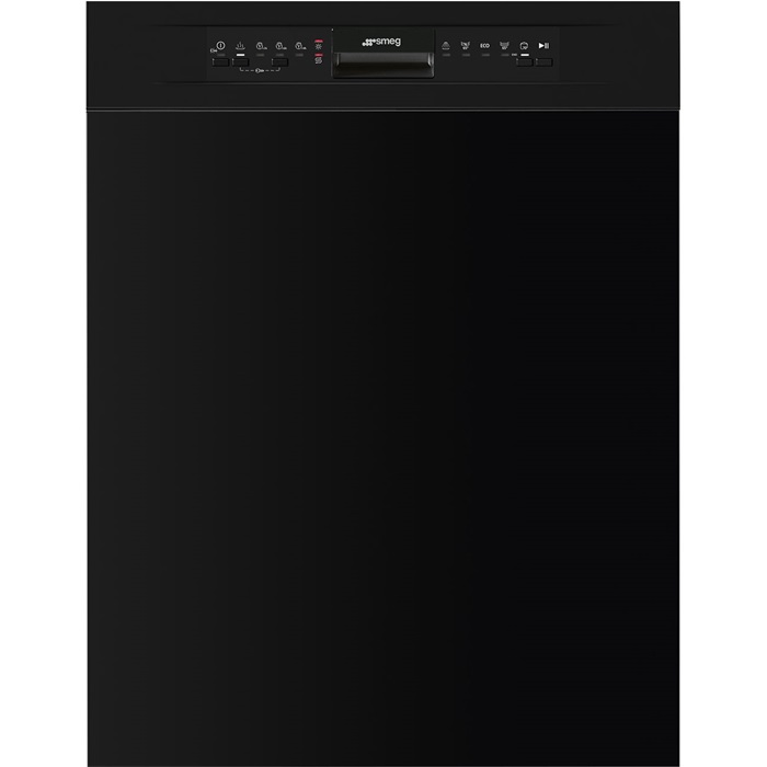 SMEG BEÉPÍTHETŐ MOSOGATÓGÉP, 60 cm, 13 teríték, 5 funkció, 3 hőmérséklet, fekete front és panel
