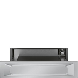 SMEG EDÉNYMELEGÍTŐ FIÓK, Victoria design, 15 cm, inox