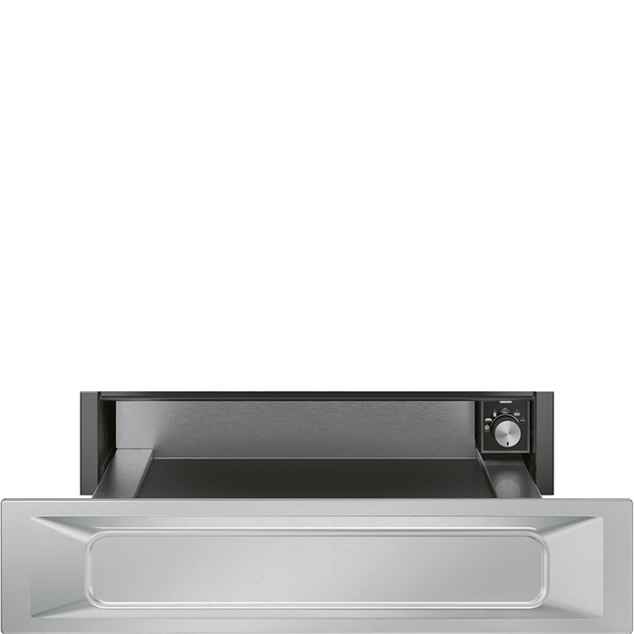 SMEG EDÉNYMELEGÍTŐ FIÓK, Victoria design, 15 cm, inox