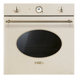 SMEG HŐLÉGKEVERÉSES SÜTŐ, Colonial design, 60 cm, analóg, avena