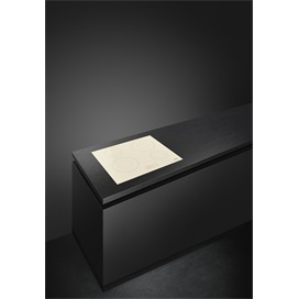 SMEG INDUKCIÓS FŐZŐLAP, Universal design, 60 cm, 4 főzőzóna, bézs 
