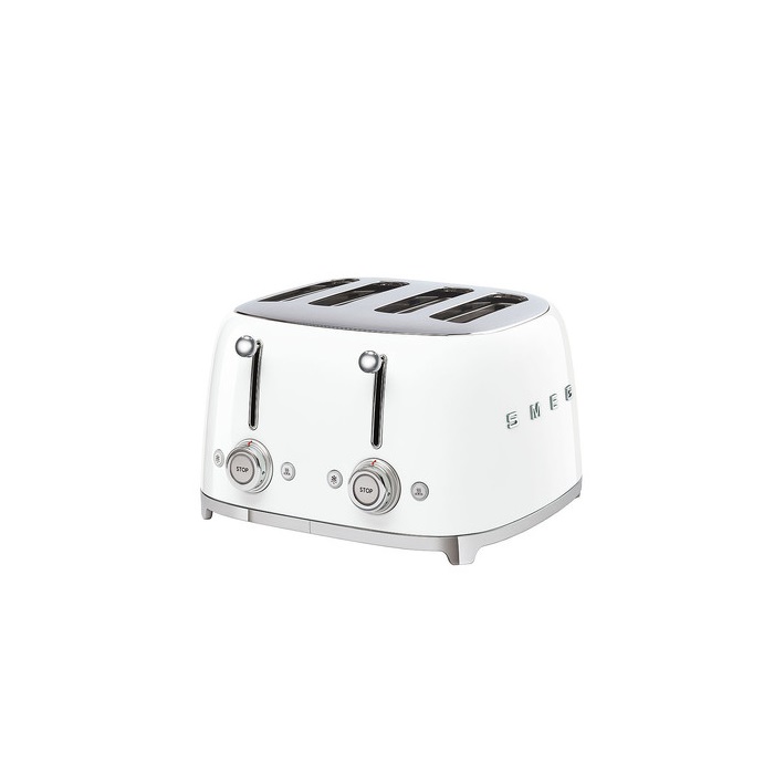 SMEG KENYÉRPIRÍTÓ, retro, 2x2 szeletes, fehér