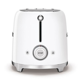 SMEG KENYÉRPIRÍTÓ, retro, 2 szeletes, fehér