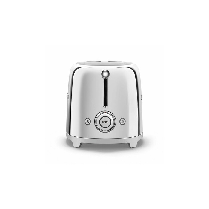 SMEG KENYÉRPIRÍTÓ, retro, 2 szeletes, fényes króm