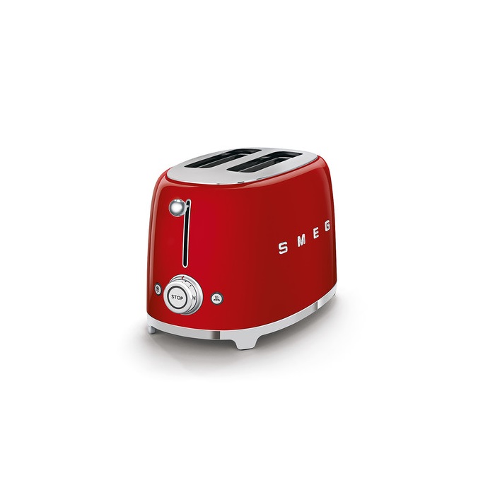 SMEG KENYÉRPIRÍTÓ, retro, 2 szeletes, piros