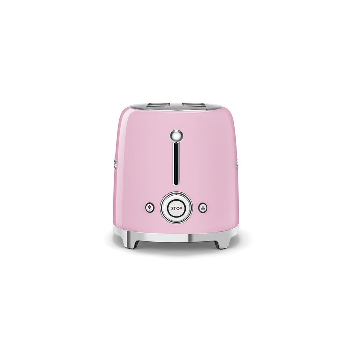 SMEG KENYÉRPIRÍTÓ, retro, 2 szeletes, rózsaszín