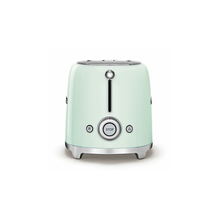 SMEG KENYÉRPIRÍTÓ, retro, 2 szeletes, világoszöld