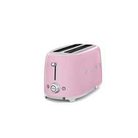 SMEG KENYÉRPIRÍTÓ, retro, 4 szeletes, rózsaszín