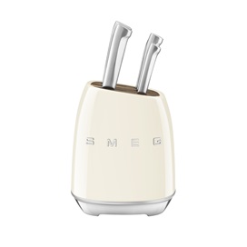 SMEG KÉS KÉSZLET, retro, bézs
