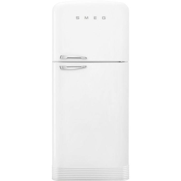 SMEG KOMBINÁLT HŰTŐ ÉS FAGYASZTÓ, retro, 79,6x192,1 cm, jobb oldali pántok, fehér