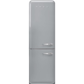SMEG KOMBINÁLT HŰTŐ ÉS FAGYASZTÓ, 60,1x196,8 cm, ezüst