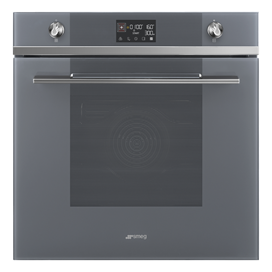 SMEG KOMBINÁLT MIKROHULLÁMÚ SÜTŐ,Linea design, 11+1 funkció, LCD kijelző, ezüstszürke üveg
