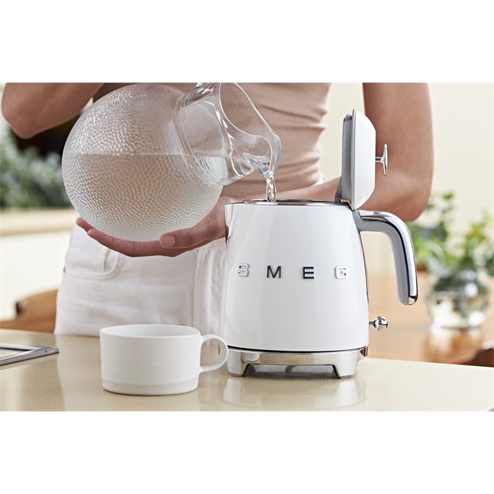SMEG MINI VÍZFORRALÓ, retro, fehér