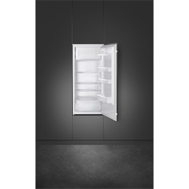 SMEG MUNKALAP ALÁ ÉPÍTHETŐ HŰTŐ ÉS FAGYASZTÓ, 54x122 cm, fordítható ajtó, fehér