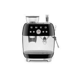 SMEG ŐRLŐVEL KOMBINÁLT ESPRESSO KÁVÉFŐZŐ, fekete