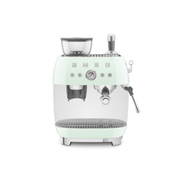 SMEG ŐRLŐVEL KOMBINÁLT ESPRESSO KÁVÉFŐZŐ, világoszöld