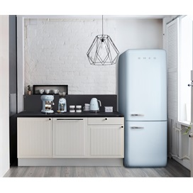 SMEG VÍZFORRALÓ, retro, állítható hőmérséklet, világoskék