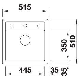 BLANCO DALAGO 5 fehér exc.