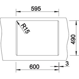 BLANCO DALAGO 6 antracit exc.