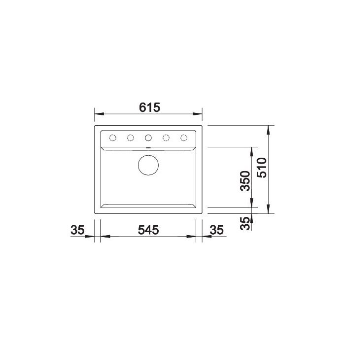 BLANCO DALAGO 6 antracit exc.