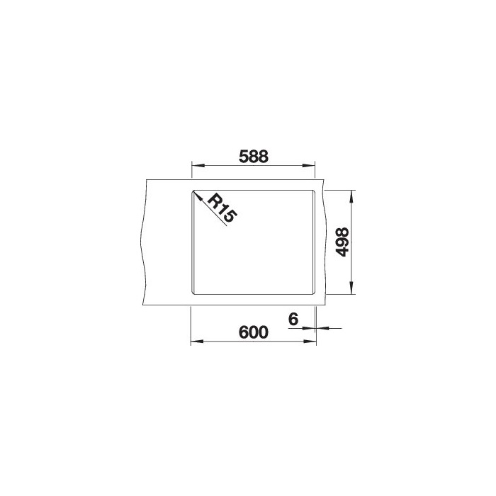 BLANCO ETAGON 6 palaszürke tart., exc.