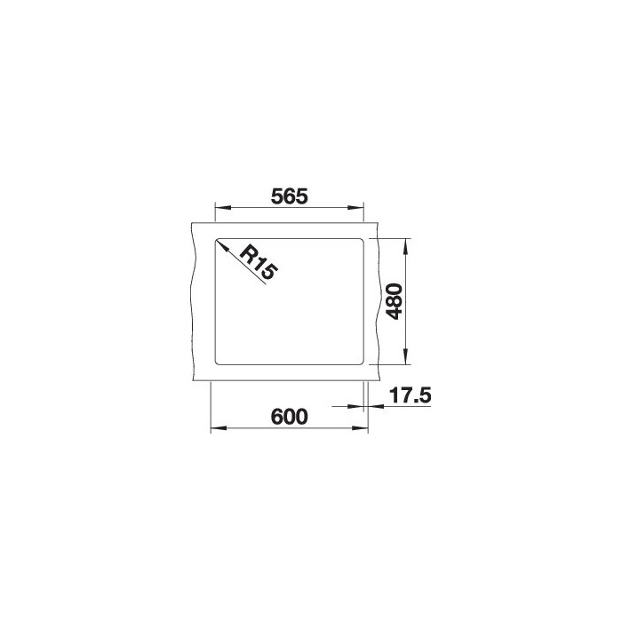 BLANCO LEGRA 6 fekete tart.nélkül