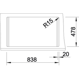 BLANCO PLENTA 18/10 mos.