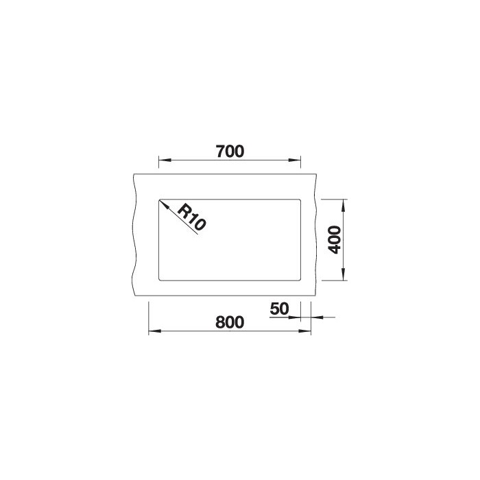 BLANCO SUBLINE 700-U antracit exc.n.