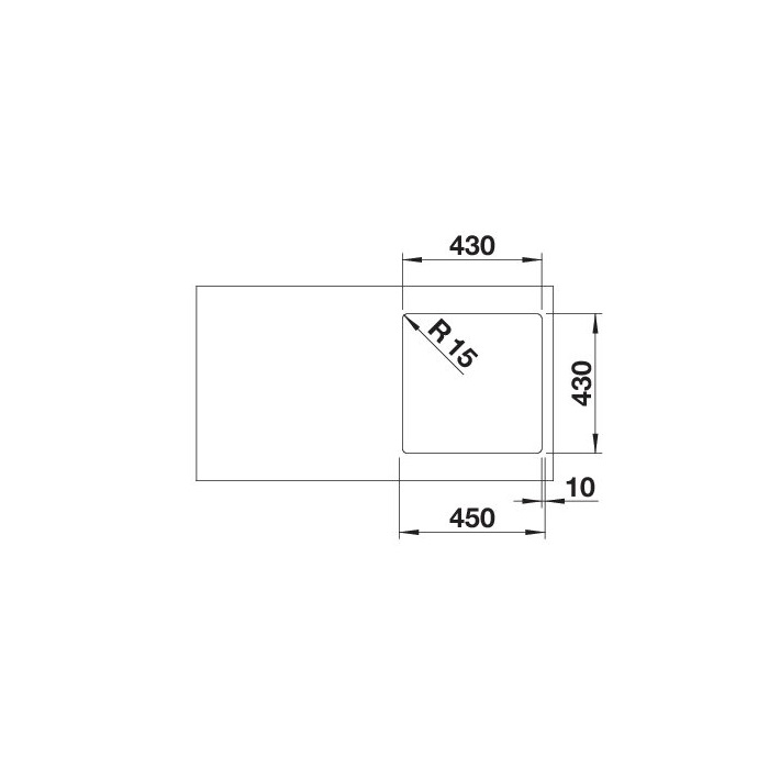 BLANCO SUPRA 400-IF fényezett exc.nélk. R12